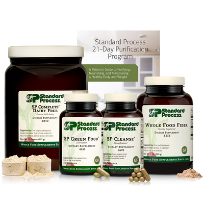 Purification Product Kit with SP Complete® Dairy Free and Whole Food Fiber, SP Complete Dairy Free and Whole Food Fiber