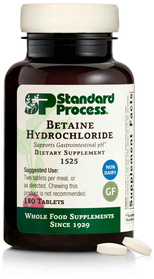 Betaine Hydrochloride, 180 Tablets