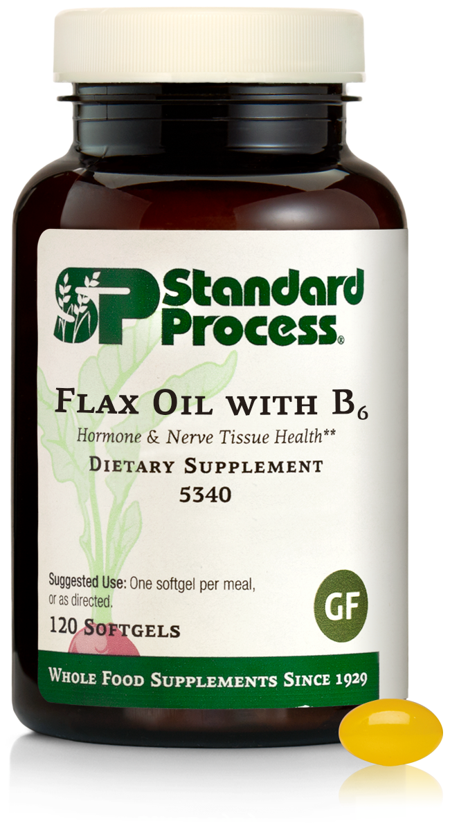 Flax Oil with B6, formerly known as Linum B6, 120 Perles