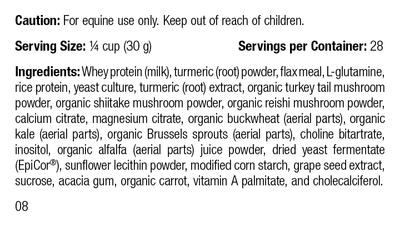 Equine Immune Support, Rev 06 Supplement Facts