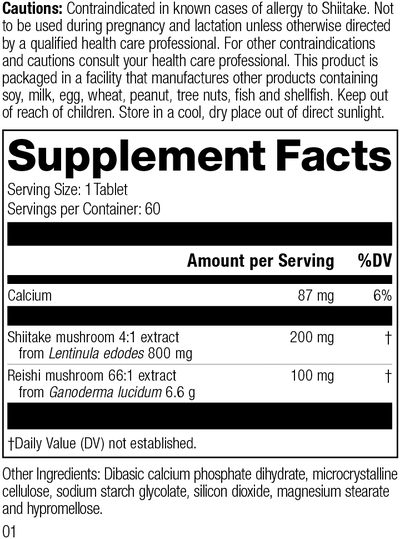 supplement fact label