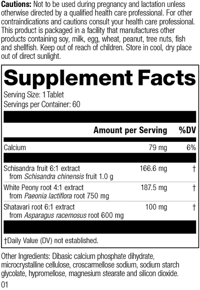 FemCo, 60 Tablets, Rev 01 Supplement Facts