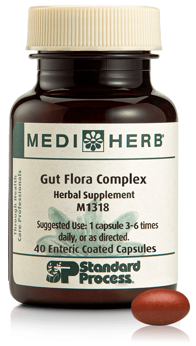 Gut Flora Complex, 40 Capsules