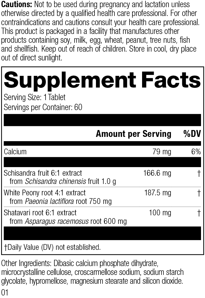 FemCo, 60 Tablets, Rev 01 Supplement Facts